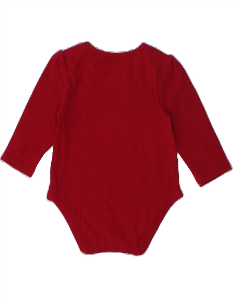 GUESS Baby Girls Graphic Bodysuit 0-3 Months Red | Vintage Guess | Thrift | Second-Hand Guess | Used Clothing | Messina Hembry 