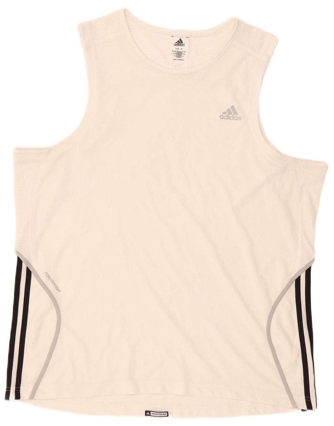 Adidas Mens Vest Top XL White Polyester