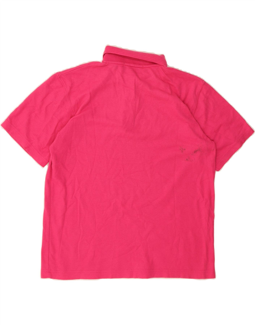 ST. BERNARD Womens Polo Shirt UK 14/16 Large Pink Polyester Vintage St. Bernard and Second-Hand St. Bernard from Messina Hembry 