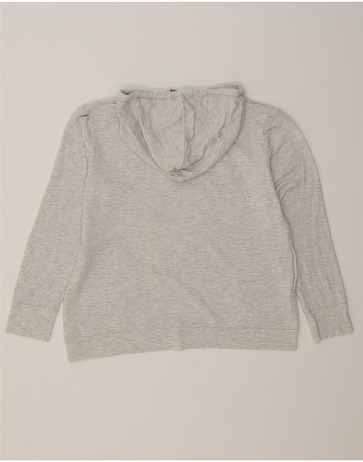 FAT FACE Womens Hoodie Jumper UK 12 Medium Grey Flecked Viscose Vintage Fat Face and Second-Hand Fat Face from Messina Hembry 