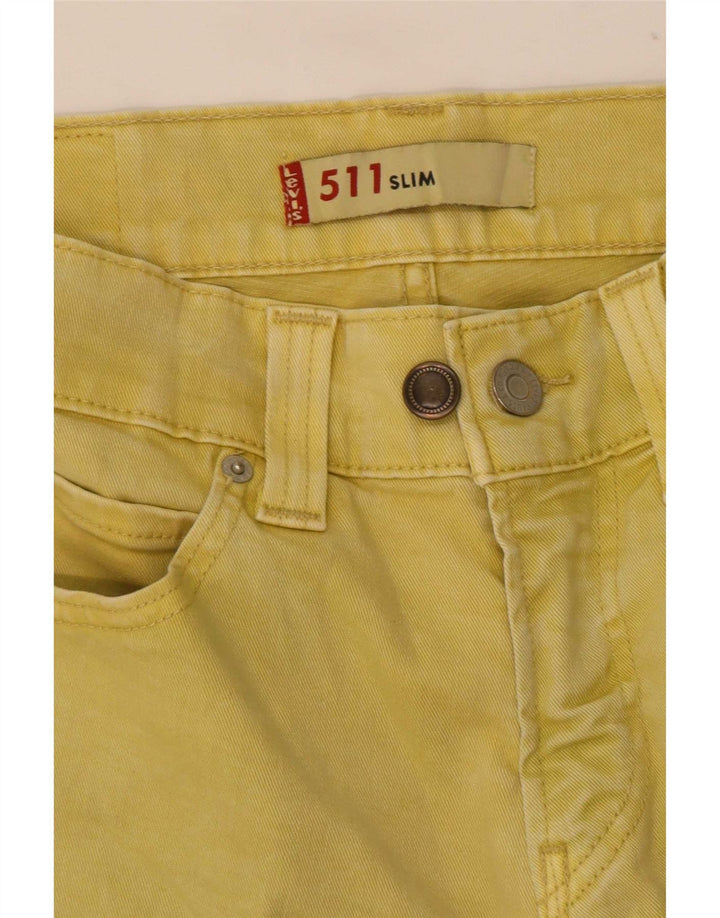 Levi's Mens 511 Slim Jeans W30 L34 Yellow