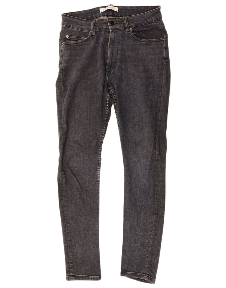 Zara Mens Slim Jeans EU 40 Medium W31 L31 Navy Blue Cotton