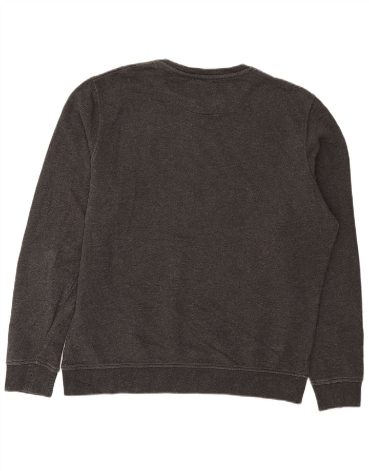 Lyle & Scott Mens Sweatshirt Jumper Large Grey Cotton