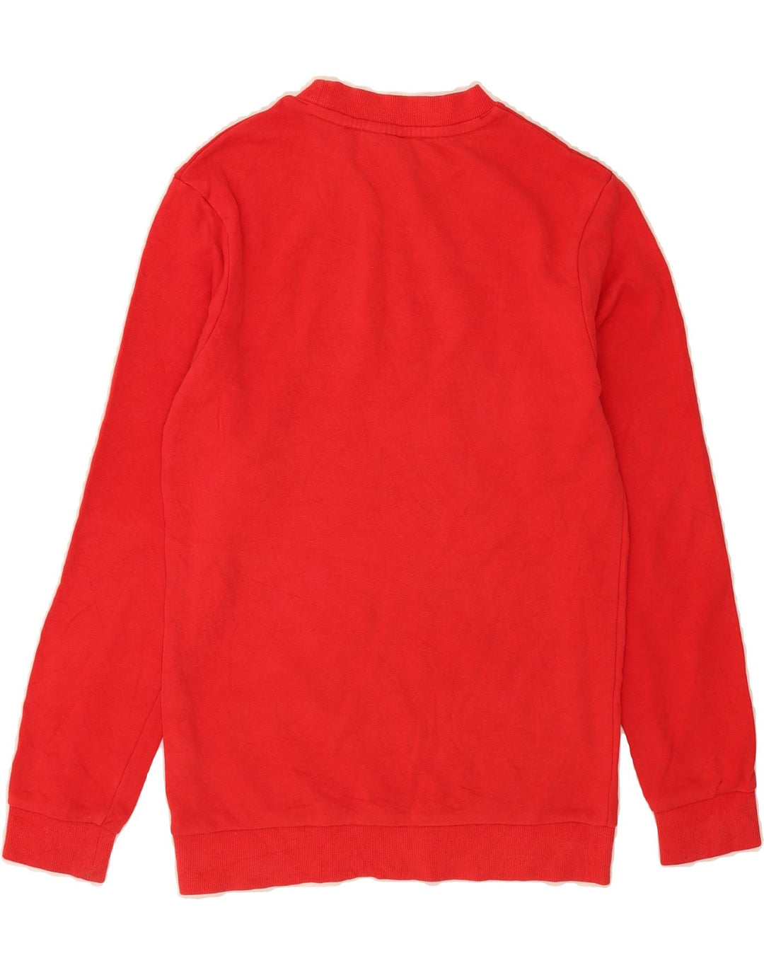 FILA Womens Graphic Sweatshirt Jumper UK 10 Small Red Cotton Vintage Fila and Second-Hand Fila from Messina Hembry 