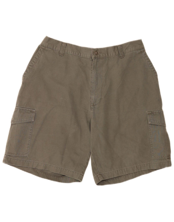 Dockers Mens Khakis Cargo Shorts W40 XL Khaki Cotton