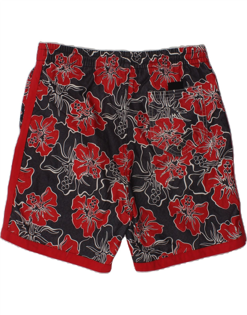 ARENA Boys Sport Shorts 11-12 Years Red Floral Polyester | Vintage Arena | Thrift | Second-Hand Arena | Used Clothing | Messina Hembry 