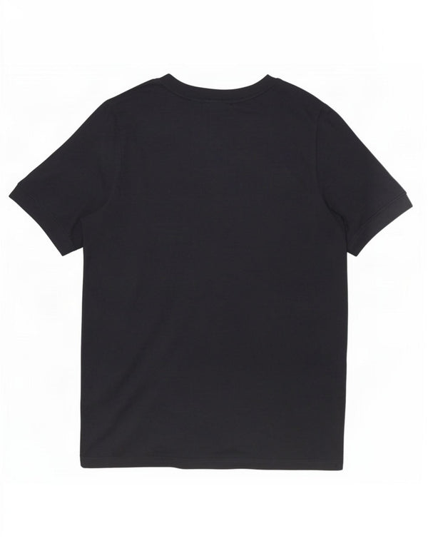 Nike Womens Graphic T-Shirt Top UK 14 Medium Black Polyester