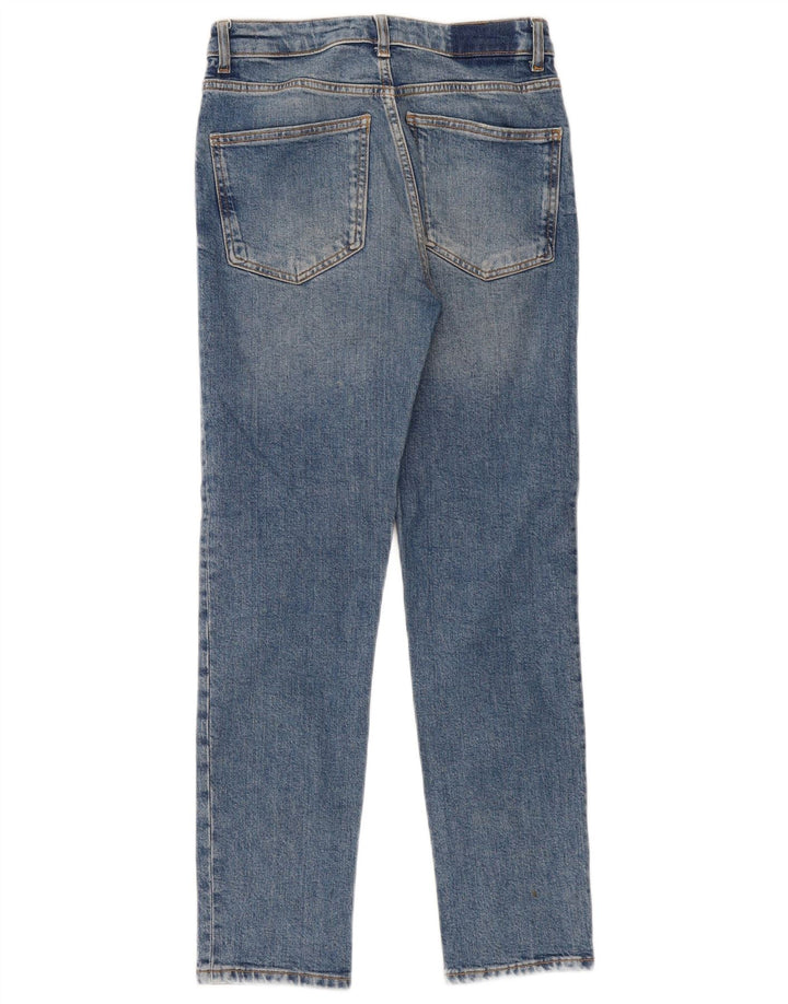 Zara Womens Distressed Slim Jeans EU 34 2XS W24 L28 Blue