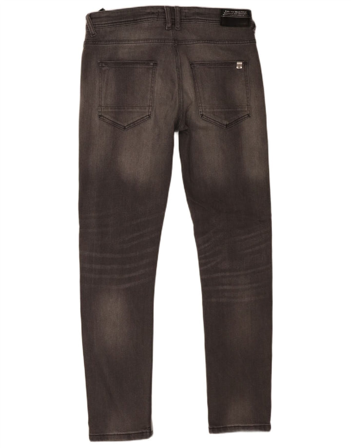 Zara Mens Slim Jeans EU 42 Large W32 L30 Grey Cotton
