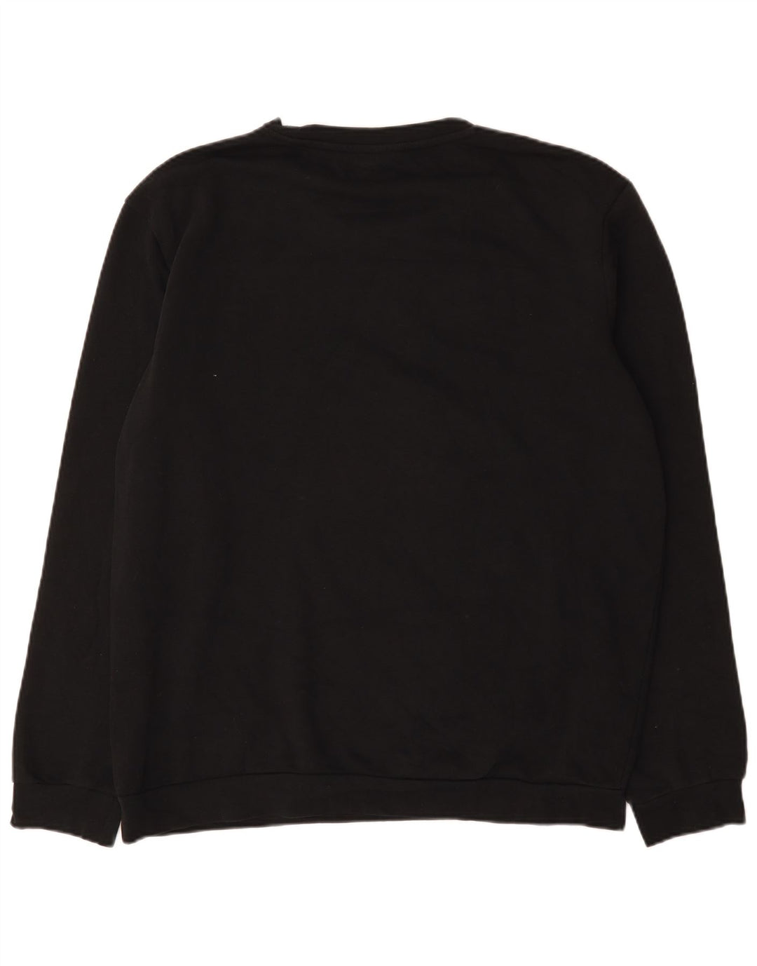 Kappa Mens Graphic Sweatshirt Jumper 2XL Black Cotton