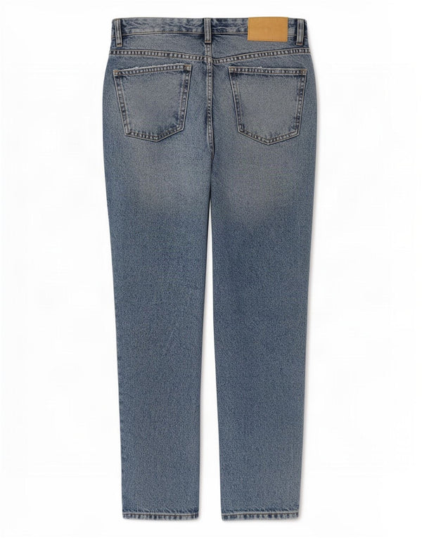 Zara Womens Distressed High Waist Jeans EU 38 Small W28 L27 Blue Cotton