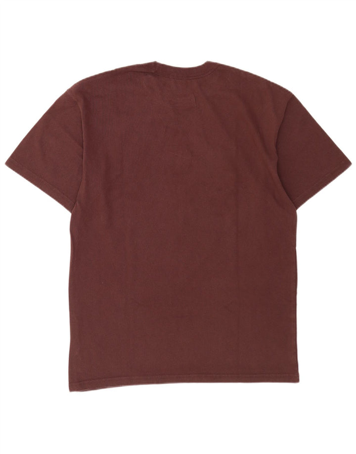 Nike Mens Loose Fit T-Shirt Top Small Brown Cotton
