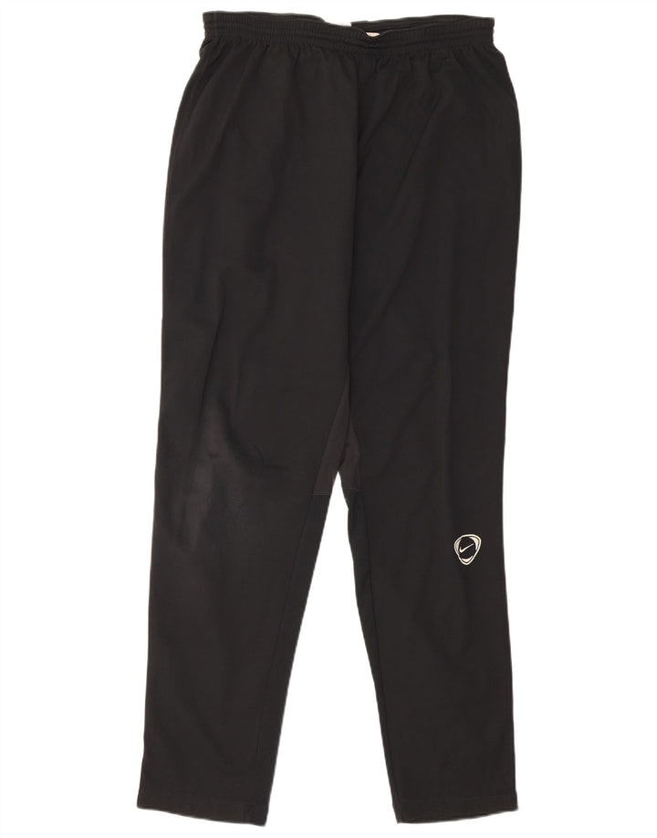 Nike Mens Tracksuit Trousers Large Black Polyester