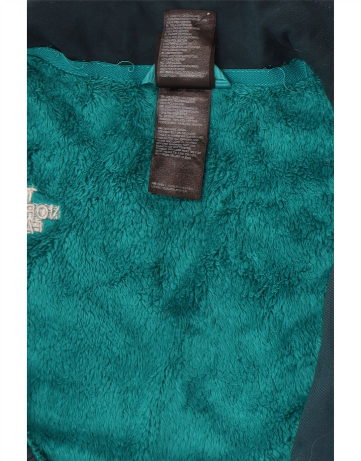 The North Face Womens Fleece Jacket UK 18 XL Turquoise Polyester