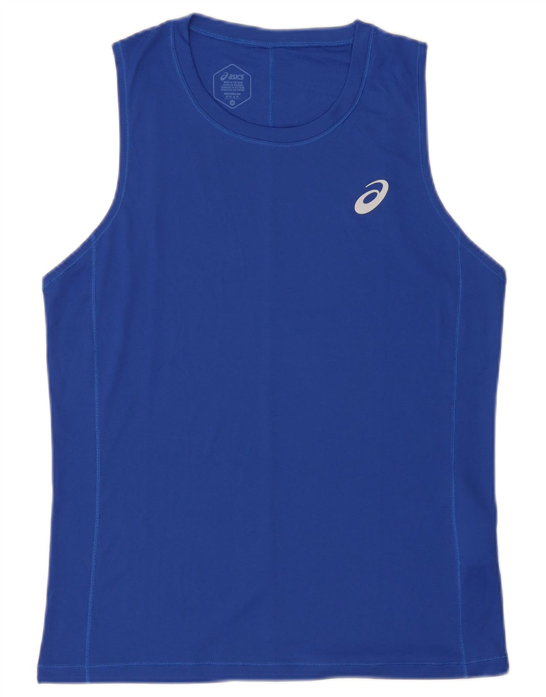 Asics Mens Vest Top Medium Blue Polyester