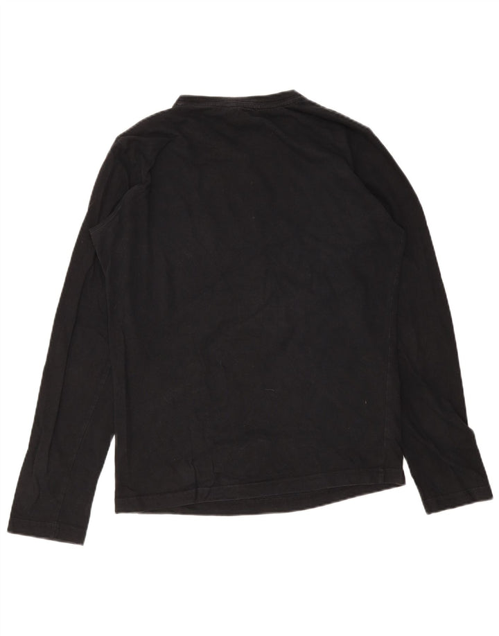 Richmond Mens Graphic Top Long Sleeve Small Black Striped