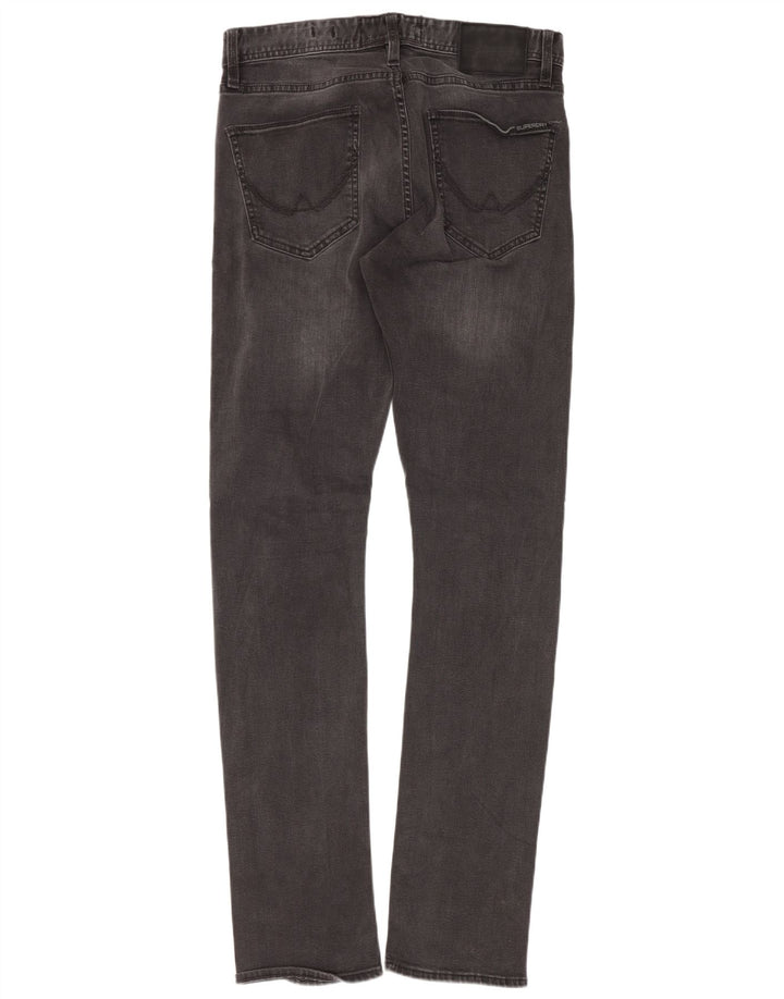 Superdry Mens Slim Jeans W29 L32 Grey Cotton