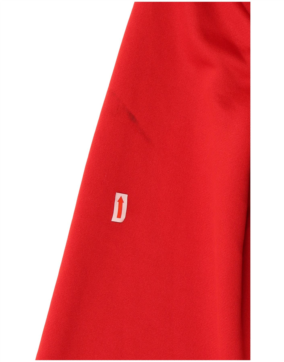 Adidas Mens Tracksuit Top Jacket Medium Red Colourblock Polyester