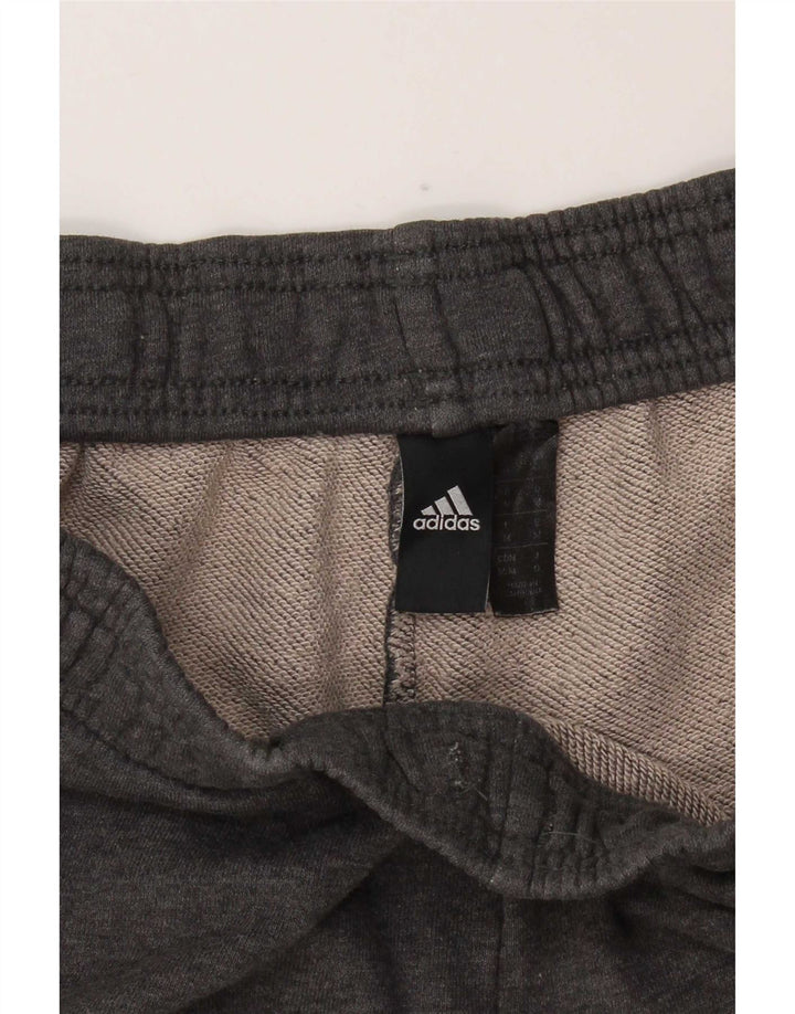 Adidas Mens Graphic Sport Shorts Medium Grey Cotton
