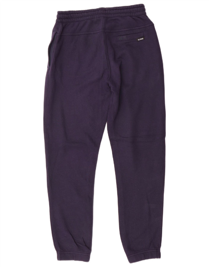 Sun68 Mens Tracksuit Trousers Joggers Small Navy Blue Cotton