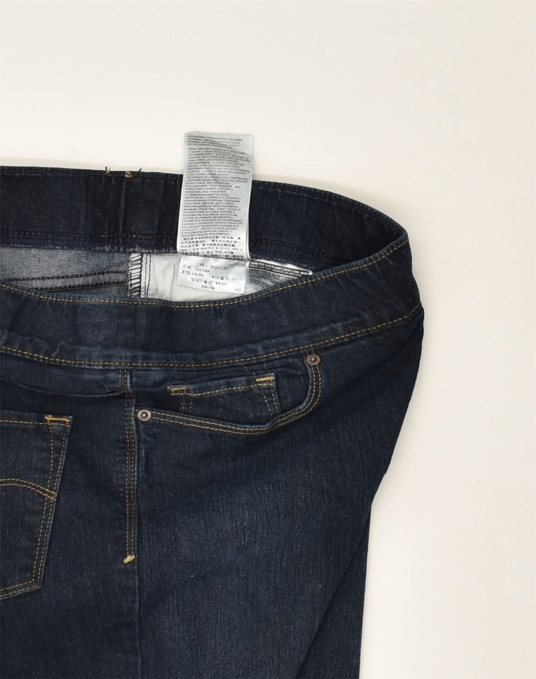 LEVI'S Womens Legging Slim Jeans W27 L30  Navy Blue Cotton | Vintage Levi's | Thrift | Second-Hand Levi's | Used Clothing | Messina Hembry 