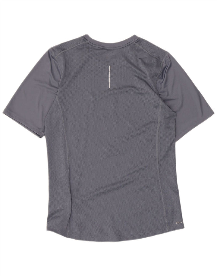 Nike Mens Dri Fit Graphic T-Shirt Top Small Grey Polyester