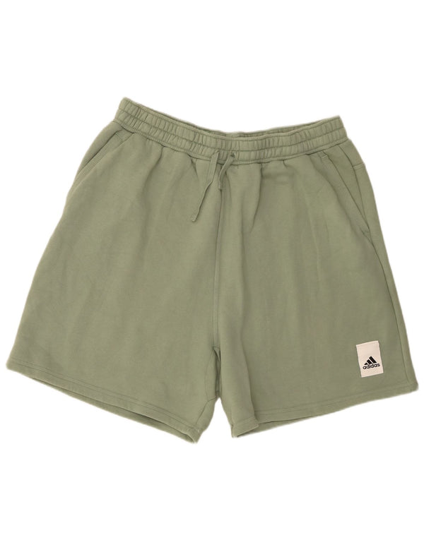 Adidas Mens Sport Shorts 2XL Green Cotton