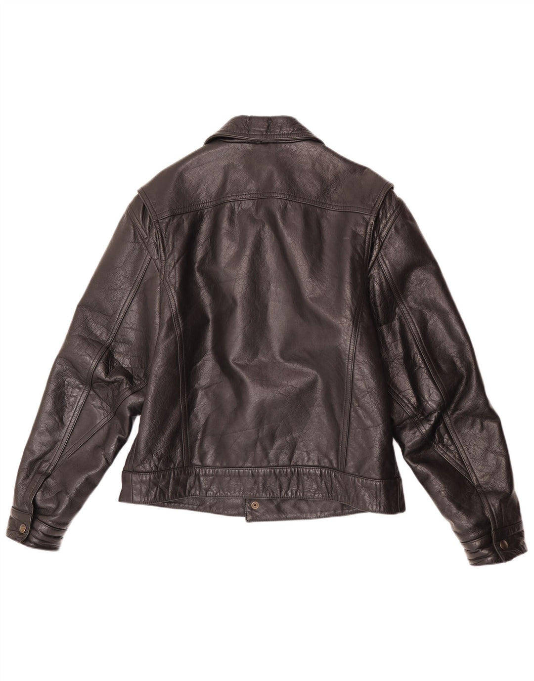 Vintage Mens Leather Jacket UK 40 Large Black