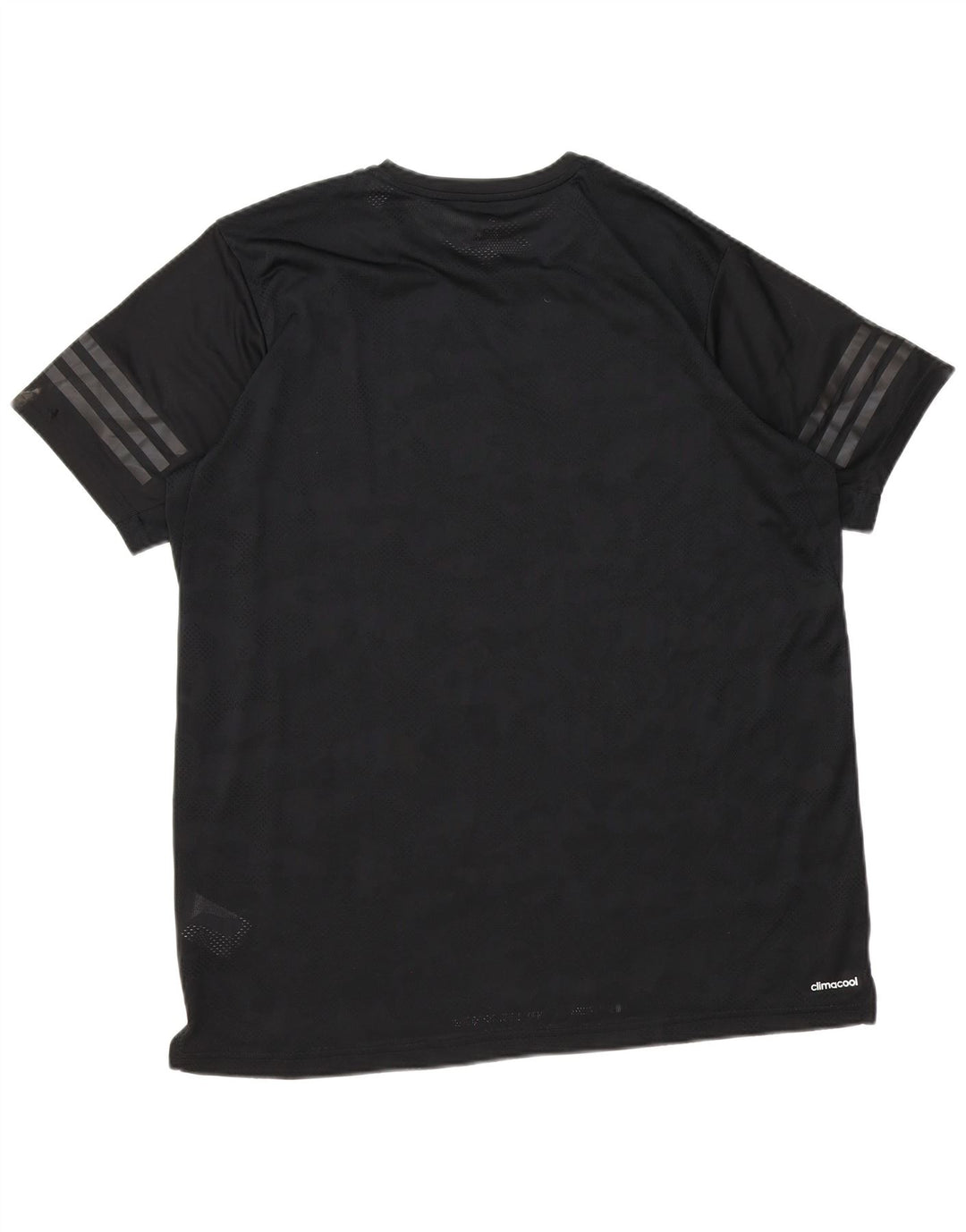 Adidas Mens Climacool T-Shirt Top XL Black Polyester