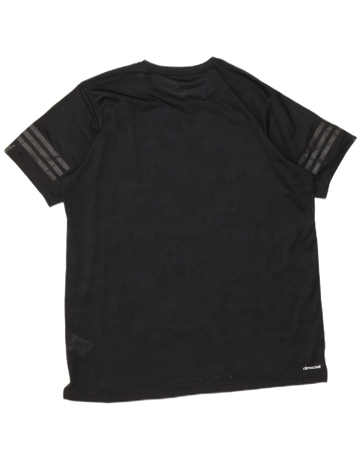 Adidas Mens Climacool T-Shirt Top XL Black Polyester