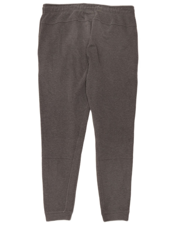 Nike Mens Dri Fit Tracksuit Trousers Joggers Large Grey Polyester