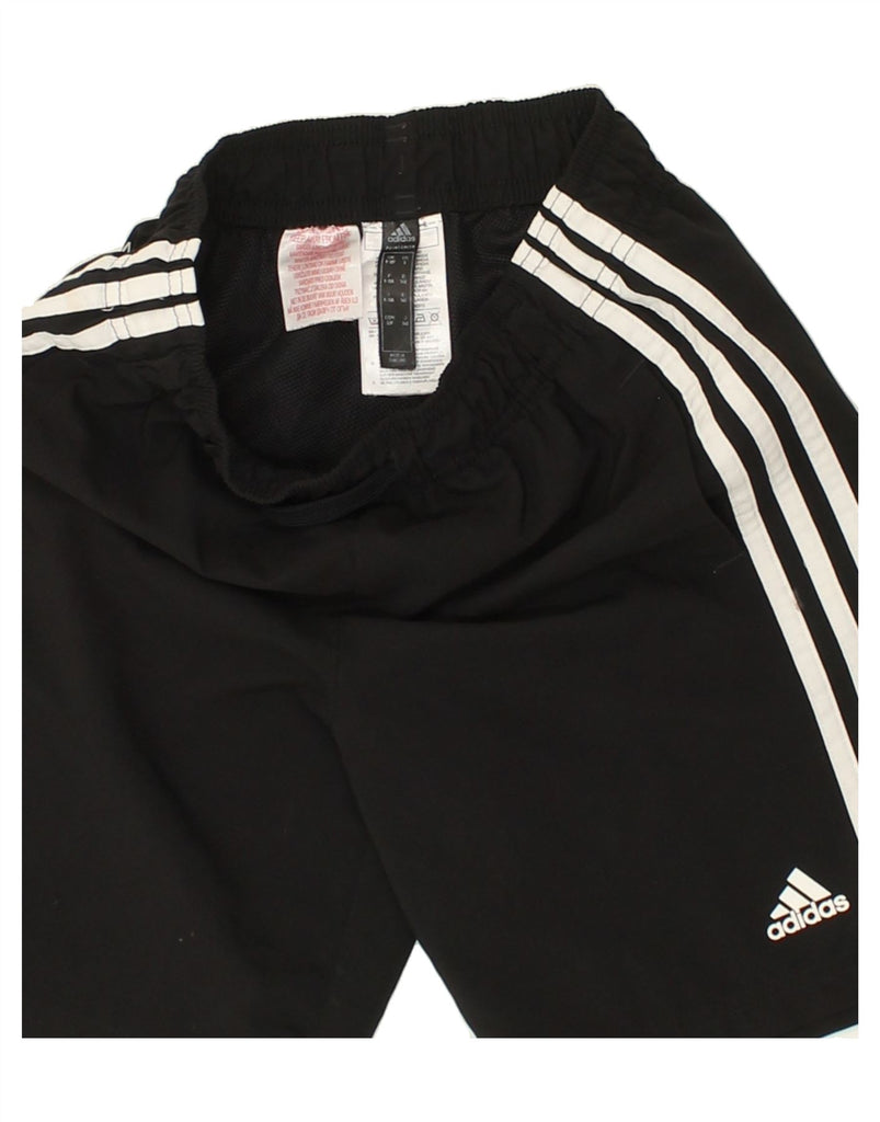 ADIDAS Boys Sport Shorts 9-10 Years Black Polyester | Vintage Adidas | Thrift | Second-Hand Adidas | Used Clothing | Messina Hembry 