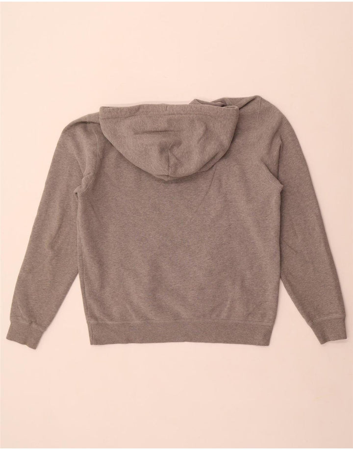 Jack Wills Mens Graphic Hoodie Jumper Medium Grey Flecked Cotton