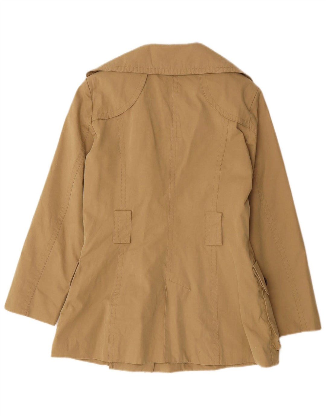 Zara Womens Trench Coat UK 14 Medium Khaki