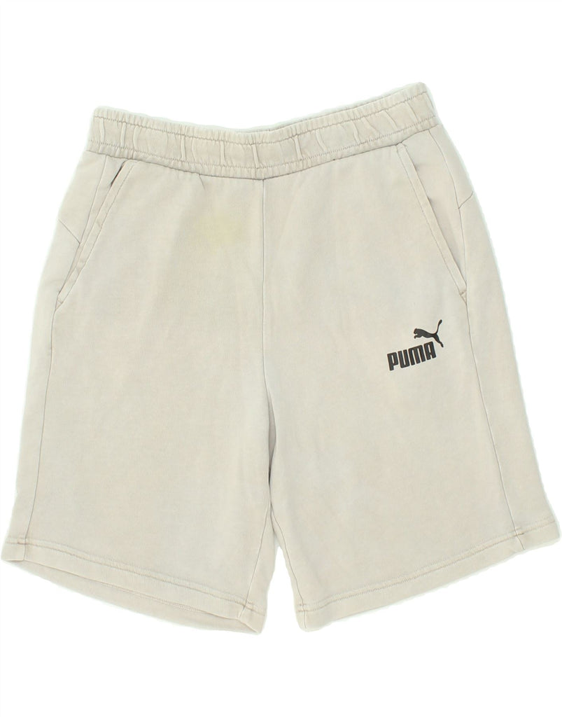 PUMA Mens Sport Shorts Medium Grey Cotton Vintage Puma and Second-Hand Puma from Messina Hembry 