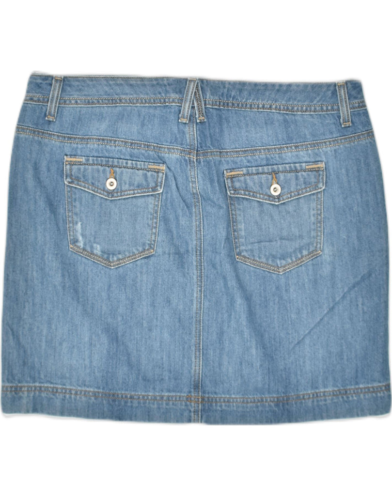 TOMMY HILFIGER Womens Denim Skirt US 14 XL W38 Blue Cotton | Vintage Tommy Hilfiger | Thrift | Second-Hand Tommy Hilfiger | Used Clothing | Messina Hembry 