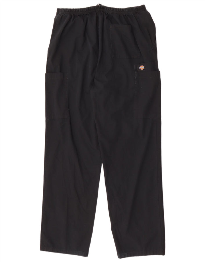 Dickies Mens Straight Cargo Trousers Medium W30 L30 Black Polyester