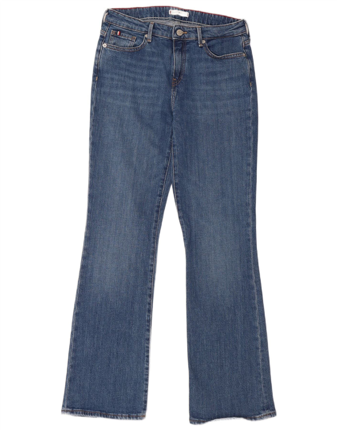 Tommy Hilfiger Womens Bootcut Jeans W30 L32 Blue Cotton