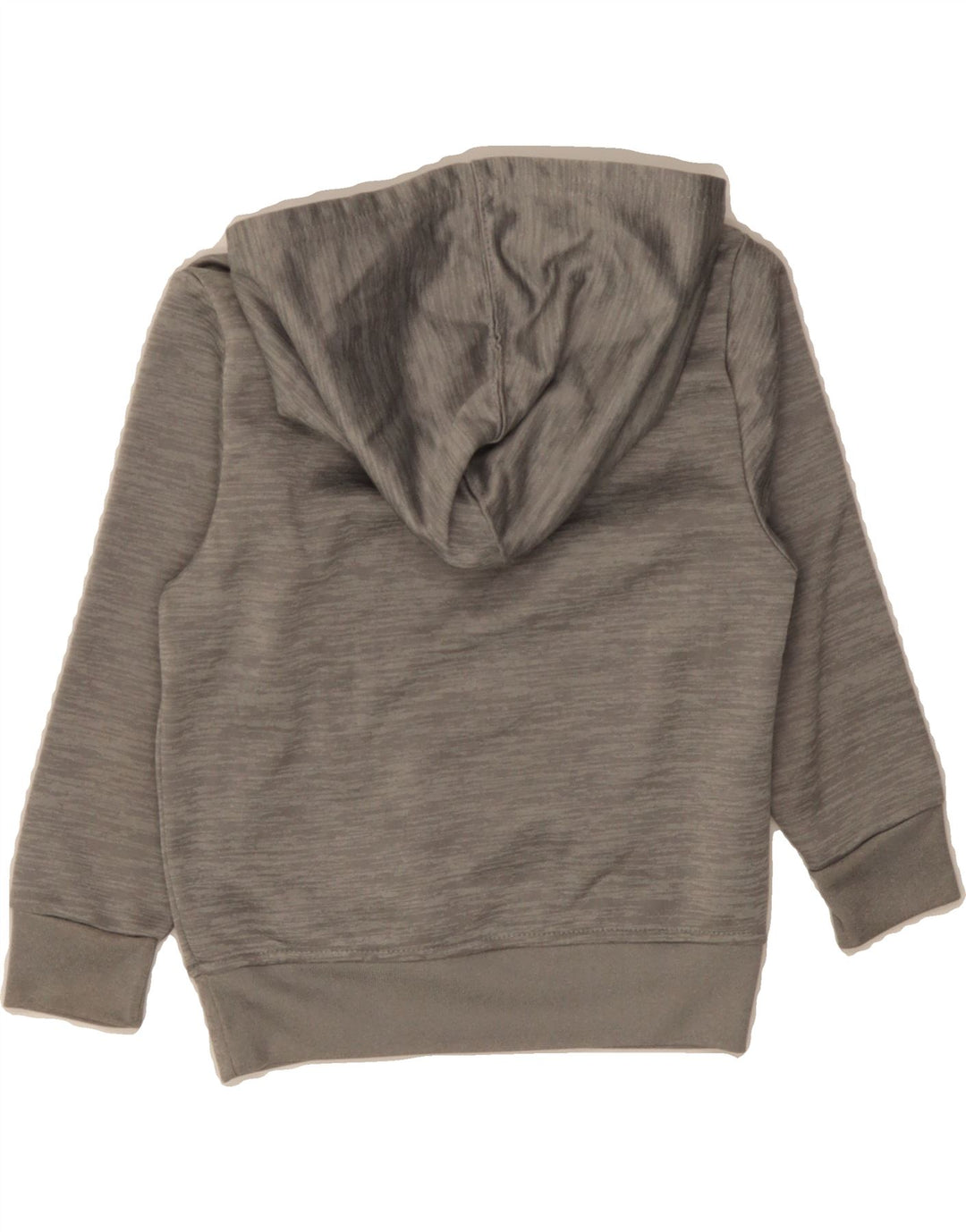 CHAMPION Boys Graphic Hoodie Jumper 4-5 Years Grey Flecked Polyester Vintage Champion and Second-Hand Champion from Messina Hembry 