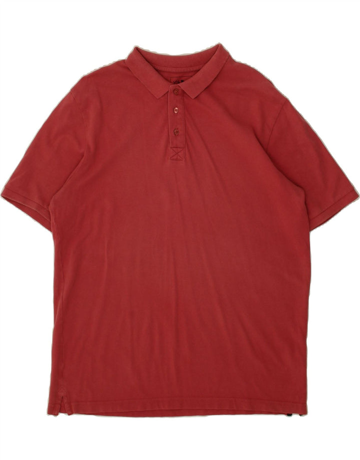 DACK'S Mens Polo Shirt 2XL Red Cotton Vintage Dack's and Second-Hand Dack's from Messina Hembry 