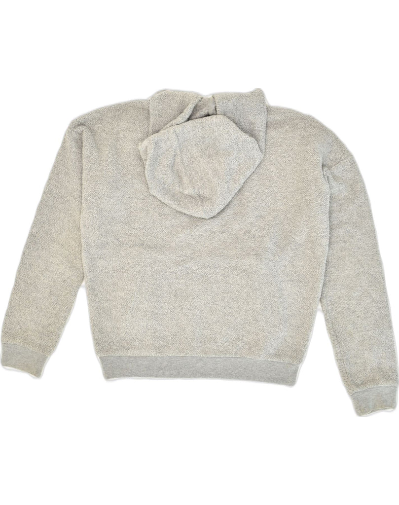 JACK WILLS Womens Oversized Fleece Hoodie Jumper UK 8 Small  Grey Cotton | Vintage Jack Wills | Thrift | Second-Hand Jack Wills | Used Clothing | Messina Hembry 