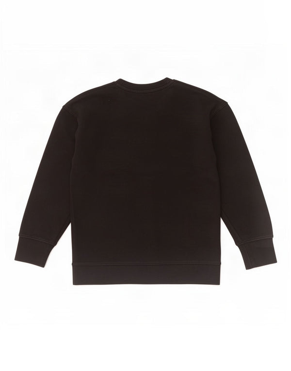 Nike Girls Sweatshirt Jumper 10-11 Years Medium Black Cotton