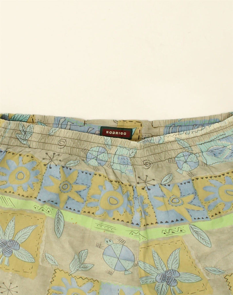 VINTAGE Mens Casual Shorts W34 Large Multicoloured Patchwork Cotton | Vintage Vintage | Thrift | Second-Hand Vintage | Used Clothing | Messina Hembry 