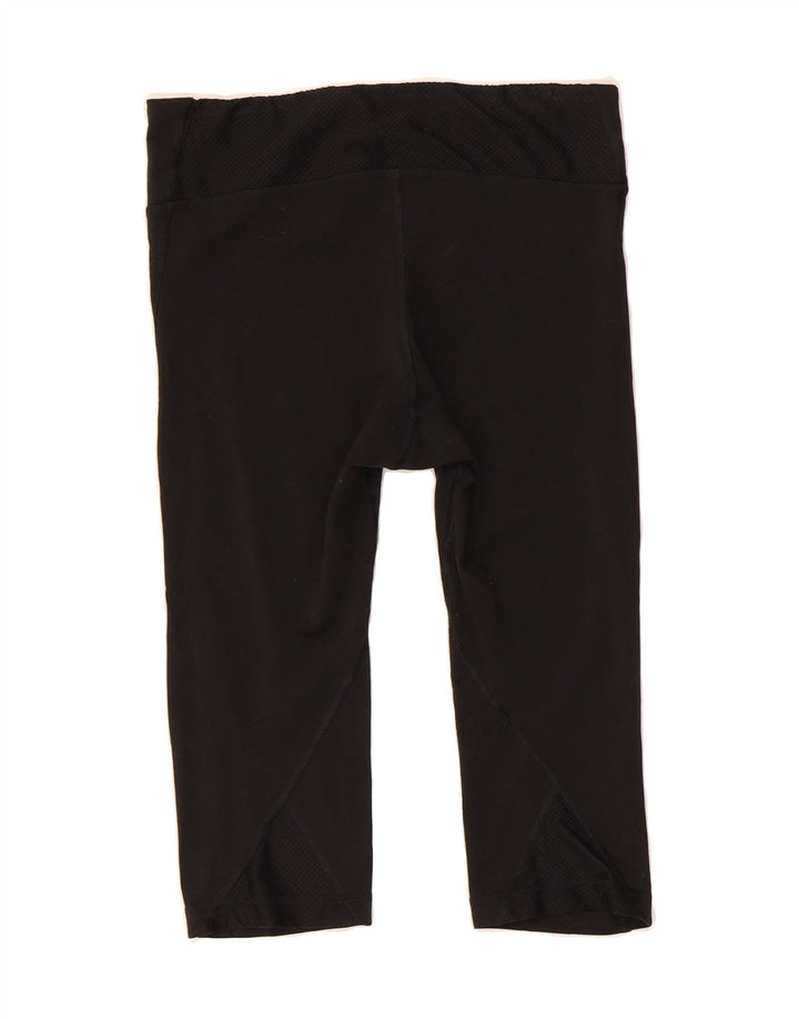 ADIDAS Womens Bermuda Sport Shorts UK 10 Small  Black Vintage Adidas and Second-Hand Adidas from Messina Hembry 