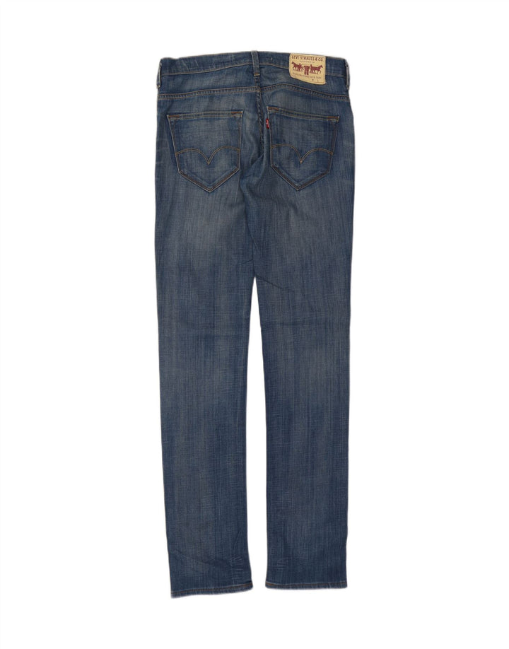 LEVI'S Womens 513 Skinny Jeans W32 L34 Blue Cotton Vintage Levi's and Second-Hand Levi's from Messina Hembry 