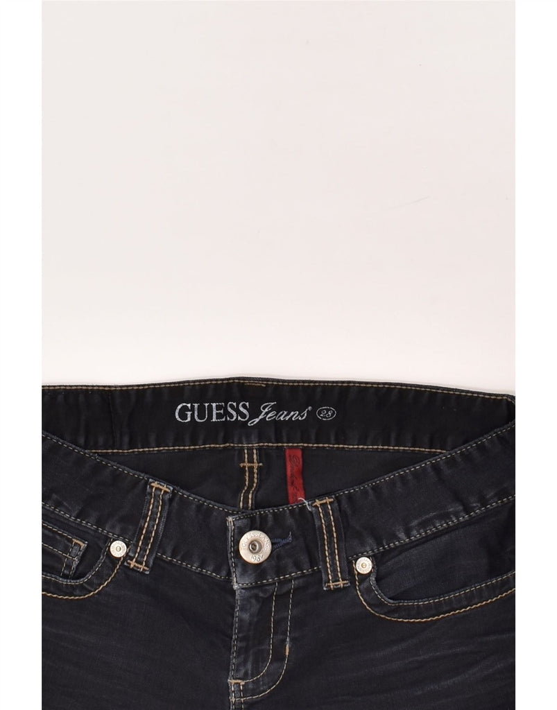 GUESS Womens Skinny Jeans W32 L32  Black Cotton | Vintage Guess | Thrift | Second-Hand Guess | Used Clothing | Messina Hembry 