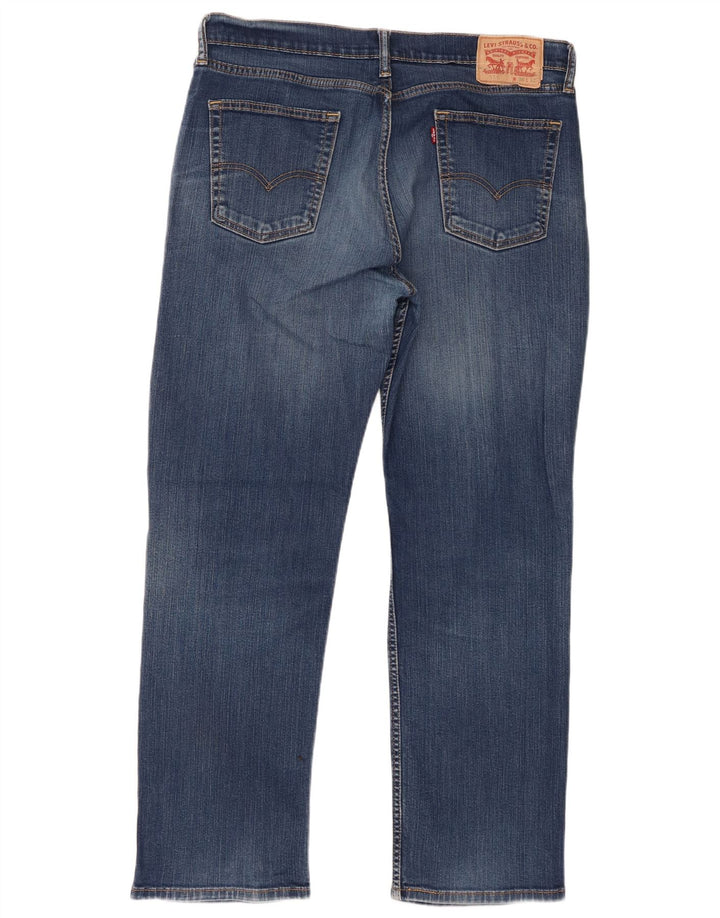Levi's Mens 514 Straight Jeans W36 L32 Blue Cotton