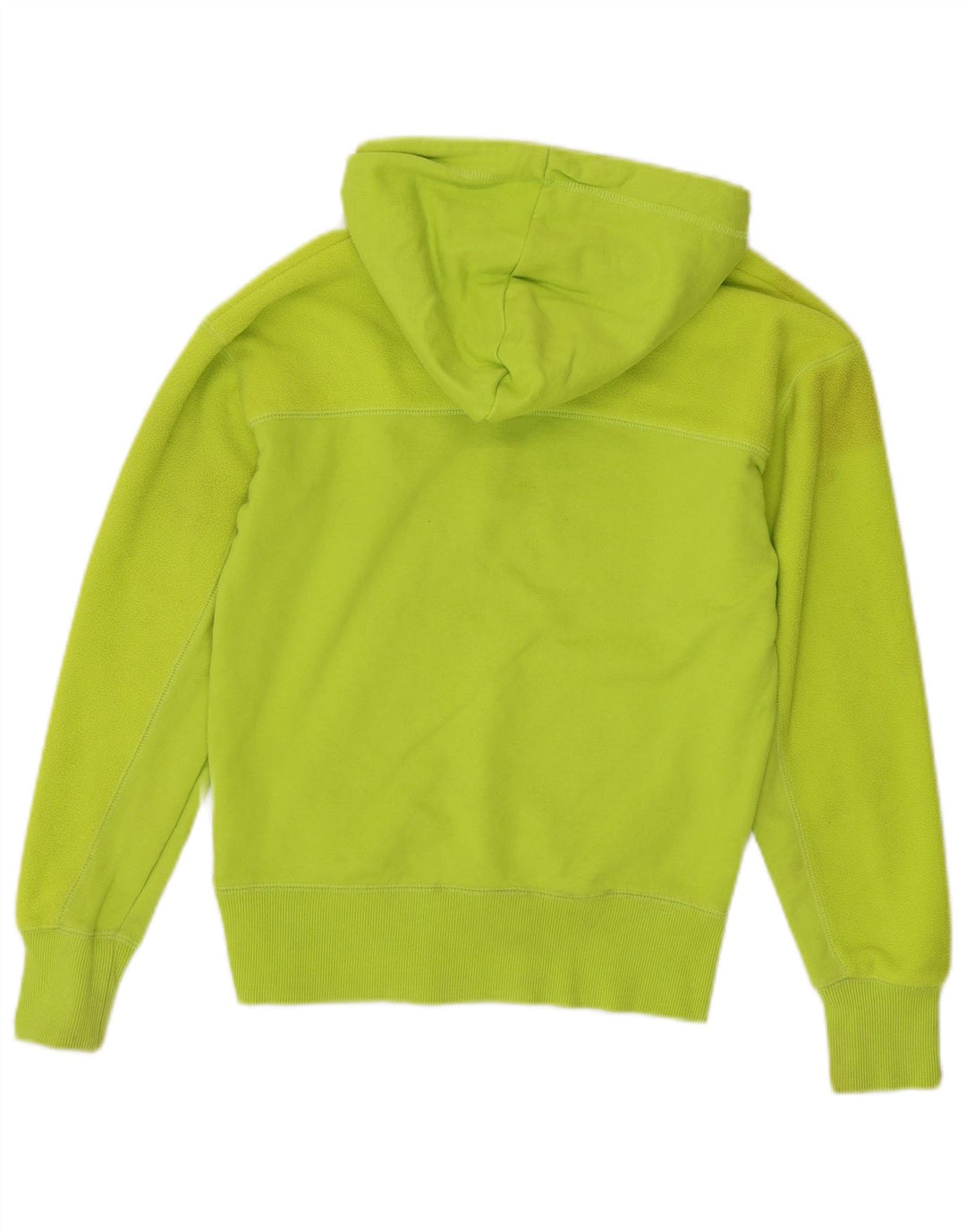 Superdry Womens Oversized Hoodie Jumper UK 6 XS Green Polyester