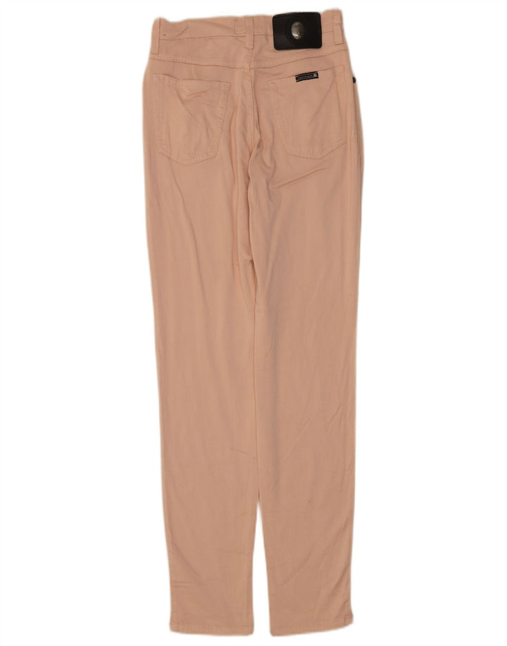Trussardi Womens Slim Casual Trousers IT 43 Medium W29 L29 Pink