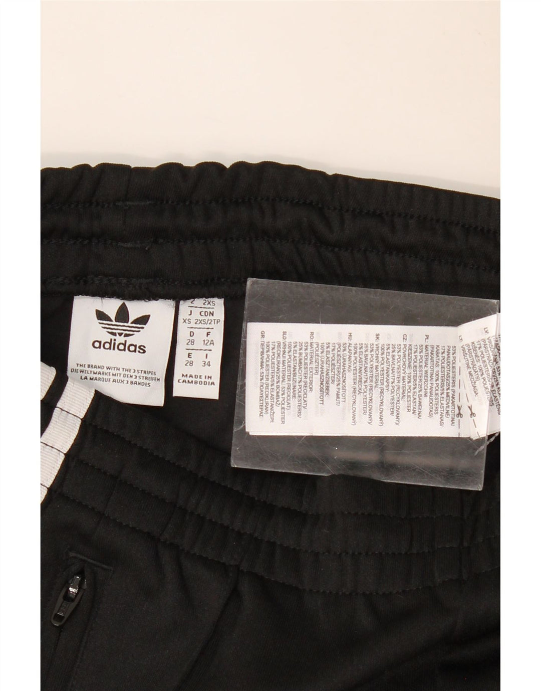ADIDAS Girls Tracksuit Trousers 11-12 Years  Black Cotton